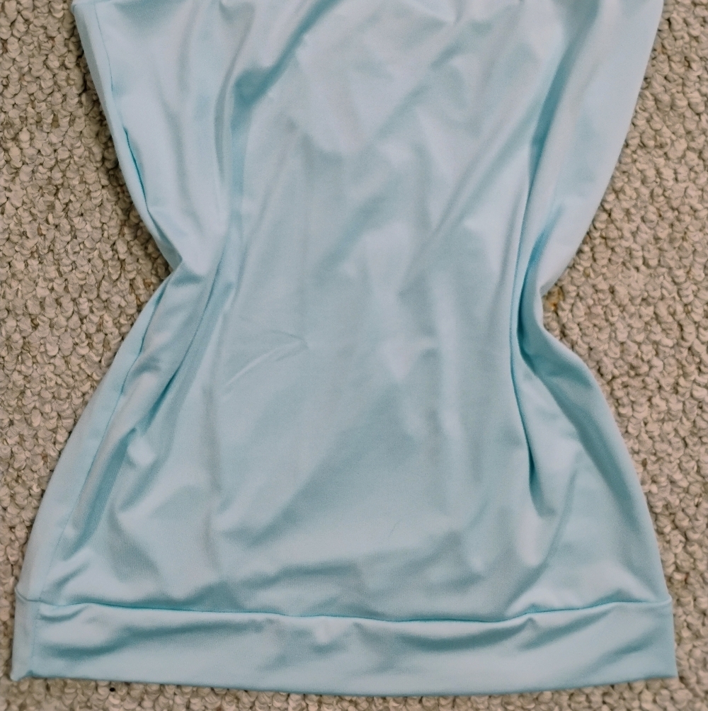Light Blue Strapless Top - Picture 6 of 6